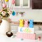 Easter Decorations for the Home: 5pcs Easter Bunny Wooden Table Centerpiece Signs